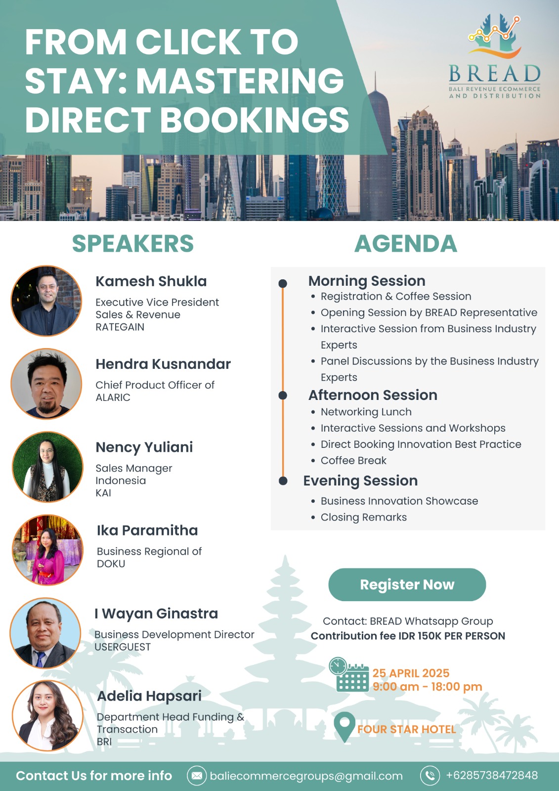 BREAD - From Click To Stay Mastering Direct Bookings